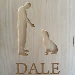 Man and Dog sign